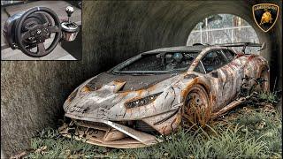 Rebuilding a LAMBORGHINI HURACAN STO - Forza Horizon 5 - Thrustmaster T300RS Gameplay.