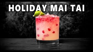 Layered Holiday Mai Tai: The Drink Your Holiday Party Needs!