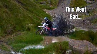 He Got Stuck BAD – Enduro Tech Climbs, Bog Trouble & Fails at Cowm