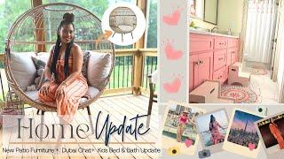 Home Update | Porch Furniture | Dubai Chat | Girls’ Bedrooms + Bathroom | New Construction Home