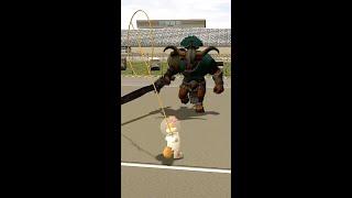  MINOTAUR VS SANDY. Epic Battle Gmod Sponge Bob. Garry's Mod Sandbox Hamster TV #shorts