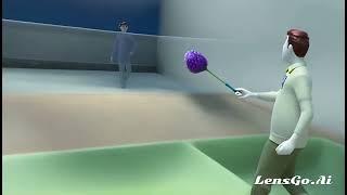 Father and Son playing badminton | AI POWER | AI ANIMATION | lensgoai | lens go ai | badminton match