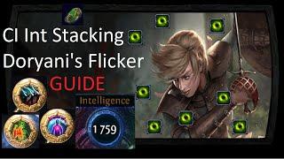 [PoE 3.16] CI Int Stack Doryani's Flicker Strike Raider GUIDE