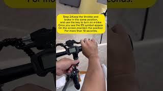 AOVOPRO ES60/ESBS EBIKE ELECTRIC SCOOTER BICYCLE BIKE HOW TO ADJUST SPEED