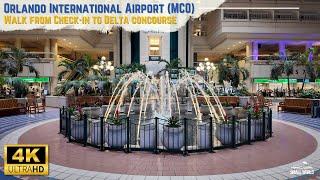 Orlando International Airport (MCO) | Walk from Terminal A & B to Delta Concourse