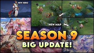 SEASON 9 UPDATE IS HERE! ALL HERO ADJUSTMENT, NEW MAP, NEW HERO! | Patch Review | Honor of Kings