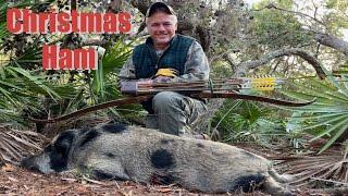 CHRISTMAS HAM! Traditional Bowhunting Florida Hogs!