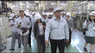 Nissan Iwaki Plant Recovery Ceremony & Ghosn CEO visit