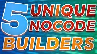 5 UNIQUE NoCode App Builders That You MUST Know About! (#3 Better Than FlutterFlow?)