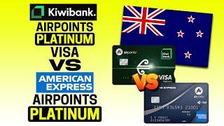 Airpoints Platinum Comparison:  Kiwibank Visa vs AMEX