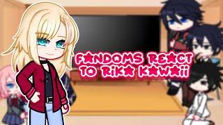 Fandoms React To Rika Kawaii (1/6) [Wonder Egg Priority] TW is in the description.