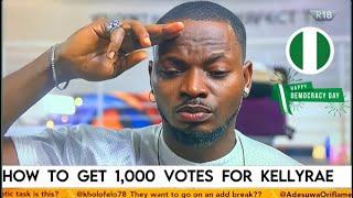 How To Get 1,000-10,000 Votes For Kellyrae Step By Step Guide, Voting Poll Is HotBbnaija Season 9