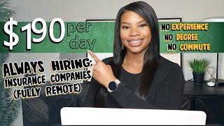 5 Insurance Companies That Are ALWAYS Hiring | Work-From-Home Jobs 2025