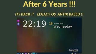 Legacy OS, AntiX Based !!! | Linux | First Look | The Linux Tube