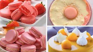 Satisfying Relaxing Video|Make Delicious Peach Macarons|Asmr|Tiktok