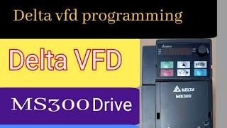 Delta vfd ms300 programming//Delta ms300 parameter setting