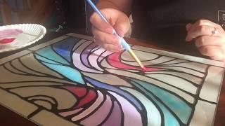 Easy Fake Stained Glass