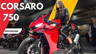 The New Moto Morini Corsaro Sport 750! Amazing SpecsNew V90 Twin Destroy Yamaha R7