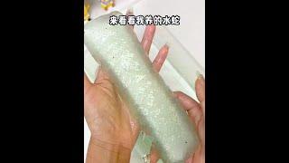 冰凉贴养”水蛇”后续来了，也是没想到它真的能做成史莱姆！！#冰凉贴 #冰凉贴泡水 #冰凉贴变水蛇 #史莱姆 #解压