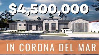 $4.5 MILLION Custom Luxury Home in Corona Del Mar CA | Luxury Listing in California | Orange County