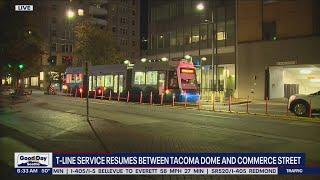 Sound Transit to resume T-Line service between Tacoma Dome and Commerce Street | FOX 13 Seattle