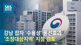 강남 잡자 '수용성' 풍선효과…'조정대상지역' 지정 검토 / SBS