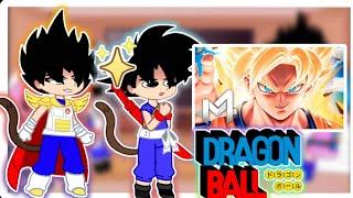 past dragon ball react to a rap by goku super saiyan by @M4rkim (-)