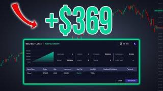 Making $369 Trading Bitcoin | Trade Recap