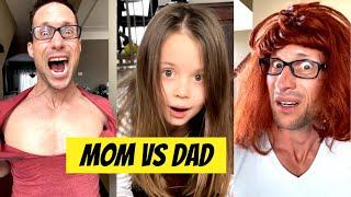 Mom vs Dad! The most funny relatable parenting moments with kids | themccartys best moms and dads