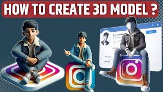 How To Create 3D Photo Model for Instagram and Facebook  | Social Media 3D | 3D Photo Kaise Banaye