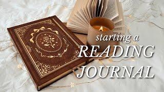 Reading Journal Setup  Plan With Me