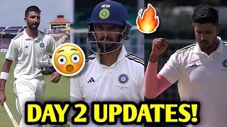 INDIA A vs D & INDIA B vs C - Duleep Trophy DAY 2 Highlights! | India Cricket News Facts