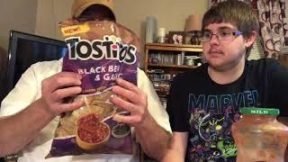 Tostitos Black Bean & Garlic Tortilla Chips # The Beer Review Guy