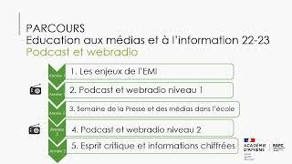 Parcours de formation "EMI (Éducation aux médias et à l'Information)"