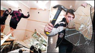 DESTROYING our new STUDIO!