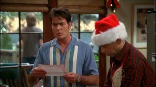 Two and a Half Men - Alan's Christmas Newsletter [HD]