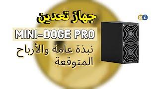 نبذة عامة والأرباح المتوقعة من جهاز تعدين ميني دوج من قولد شل .goldshell mini doge pro