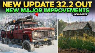 New Update 32.1 Out on All Platforms with New Improvements in SnowRunner Everything You Need to Know