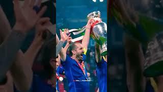 italy status video | champions of euro 2021 | chiellini and bonucci raise the cup | forca azzuri