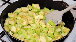 Жареные кабачки!!! Очень вкусно, Самый Простой и Быстрый Рецепт!!!