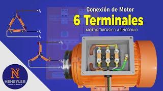 Connection of Three-Phase Asynchronous Motor with 6 Terminals in a Direct Start