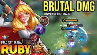 RUBY BEST BUILD 2024 | BUILD TOP GLOBAL RUBY GAMEPLAY | MOBILE LEGENDS