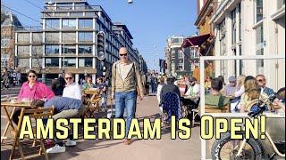 AMSTERDAM IS OPEN! Part 4 | De Pijp, Weteringschans & Vijzelgracht | Netherlands Walking Tour 4K HD