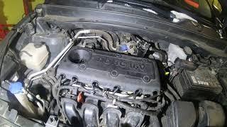 Замена прокладки клапанной крышки g4kd Kia Sportage Hyundai Tucson Провисшая цепь ГРМ