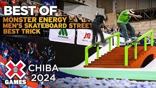 BEST OF Monster Energy Men’s Skateboard Street Best Trick | X Games Chiba 2024