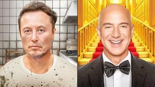 $1 vs $1,000,000,000 Billionaire Homes