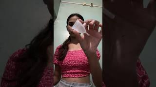 Trying menstrual cup for the first time #menstrualcycle #shorts #ashortaday