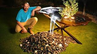 Making a Dining Table with a Waterfall