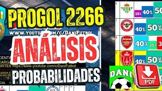   ANÁLISIS DE LA QUINIELA #PROGOL 2266 TENDENCIAS Y PROBABILIDADES | DESCARGA MI PDF