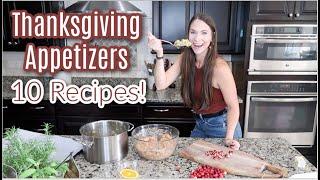 10 Easy Thanksgiving Appetizer Recipes! Crowd Pleasing Good Time! Impressive & Delicious!